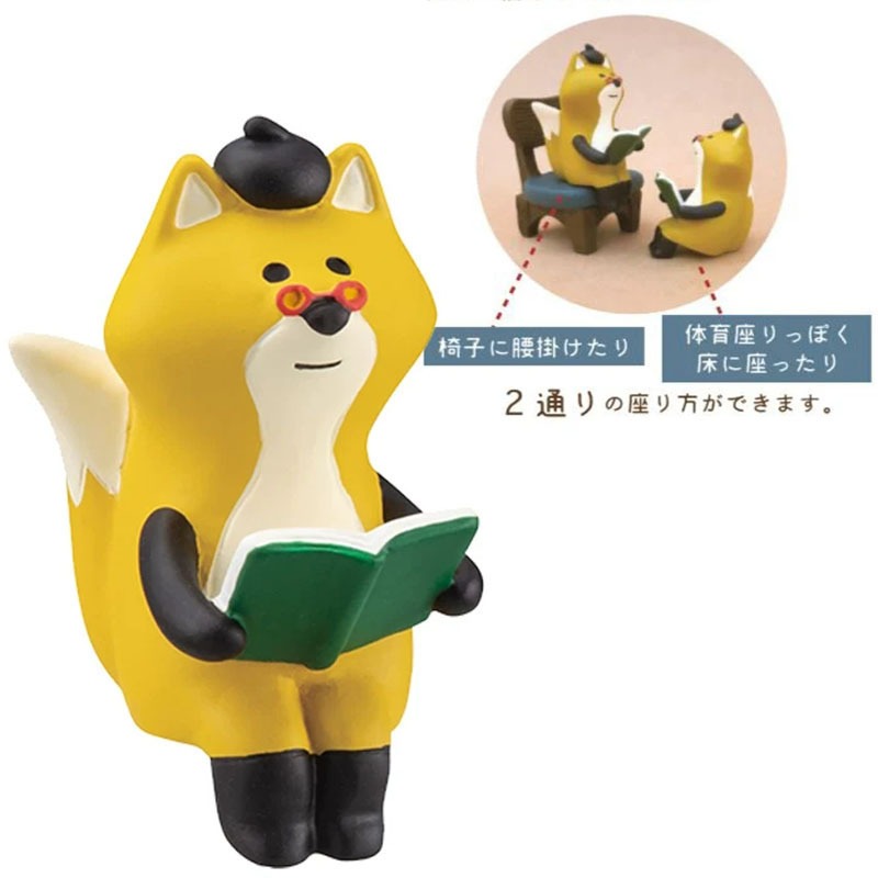 台灣現貨【日式ZAKKA微縮擺件】療癒動物公仔狐狸店長招財貓達摩福馬桌面書架展示櫃佈置 拍攝道具禮物小物 聖誕佈置