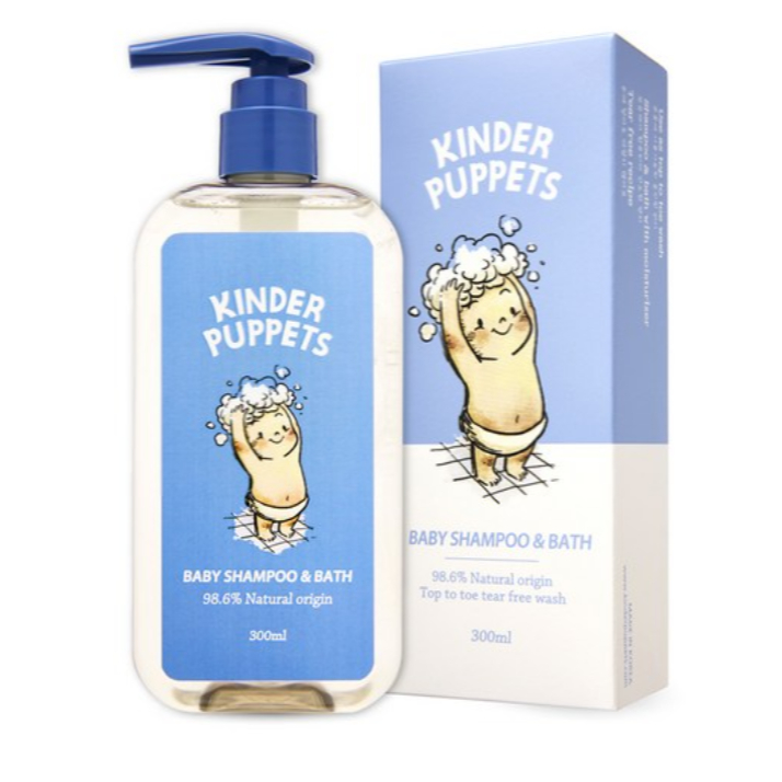 Kinder Puppets 嬰兒洗髮沐浴露 300ml