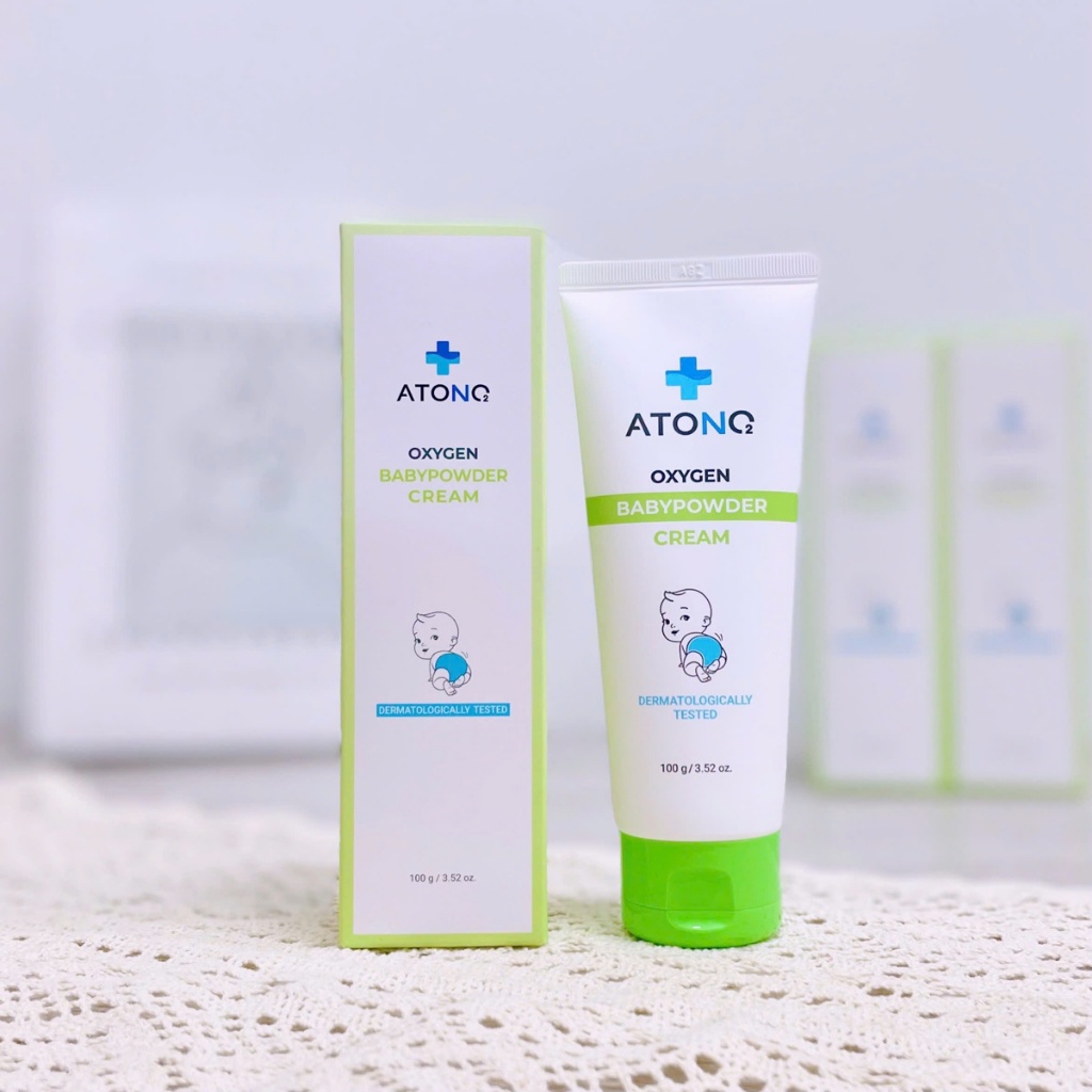 ATONO2 Oxyzen 嬰兒爽身粉霜100g