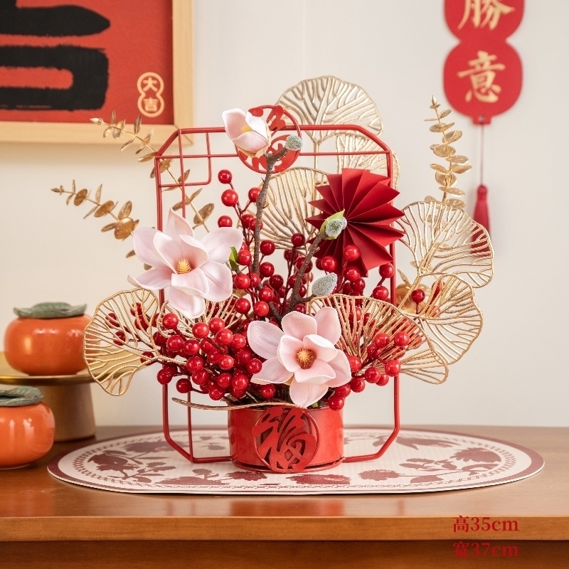 紅色花籃❰平安喜樂❱,🦊~賣場商品眾多，歡迎參觀選購~🦊