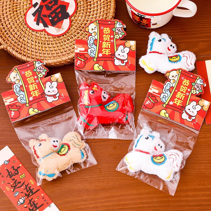 毛絨掛飾_新年小馬,除了特別備註外都是1個的價格