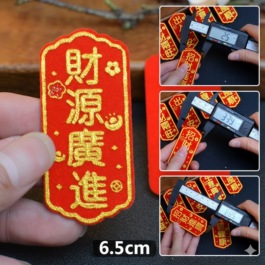 毛氈立體_財源廣進
