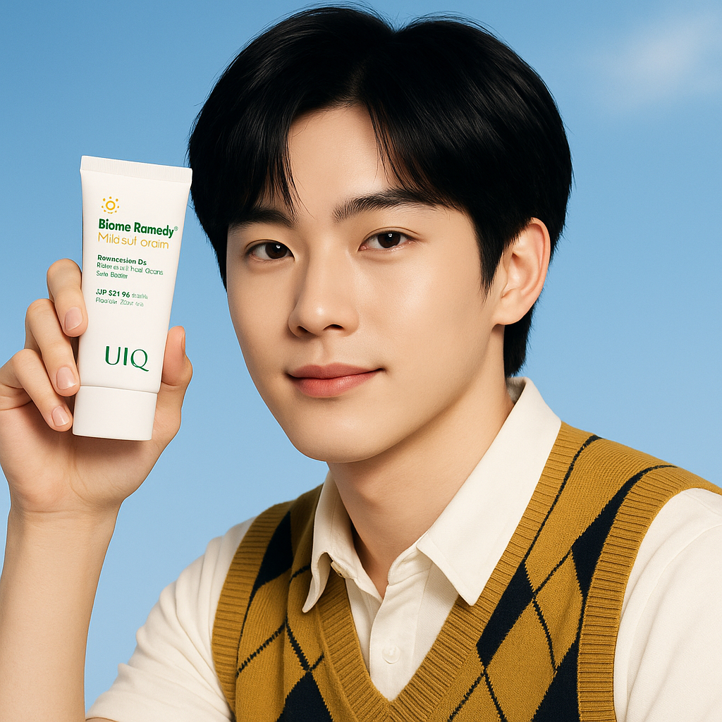 UIQ 溫和防曬乳 SPF50+ PA++++ 韓國專利微生物群 物理防曬