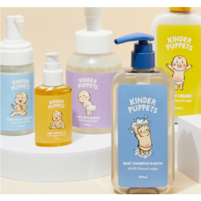 Kinder Puppets 嬰兒洗髮沐浴露 300ml