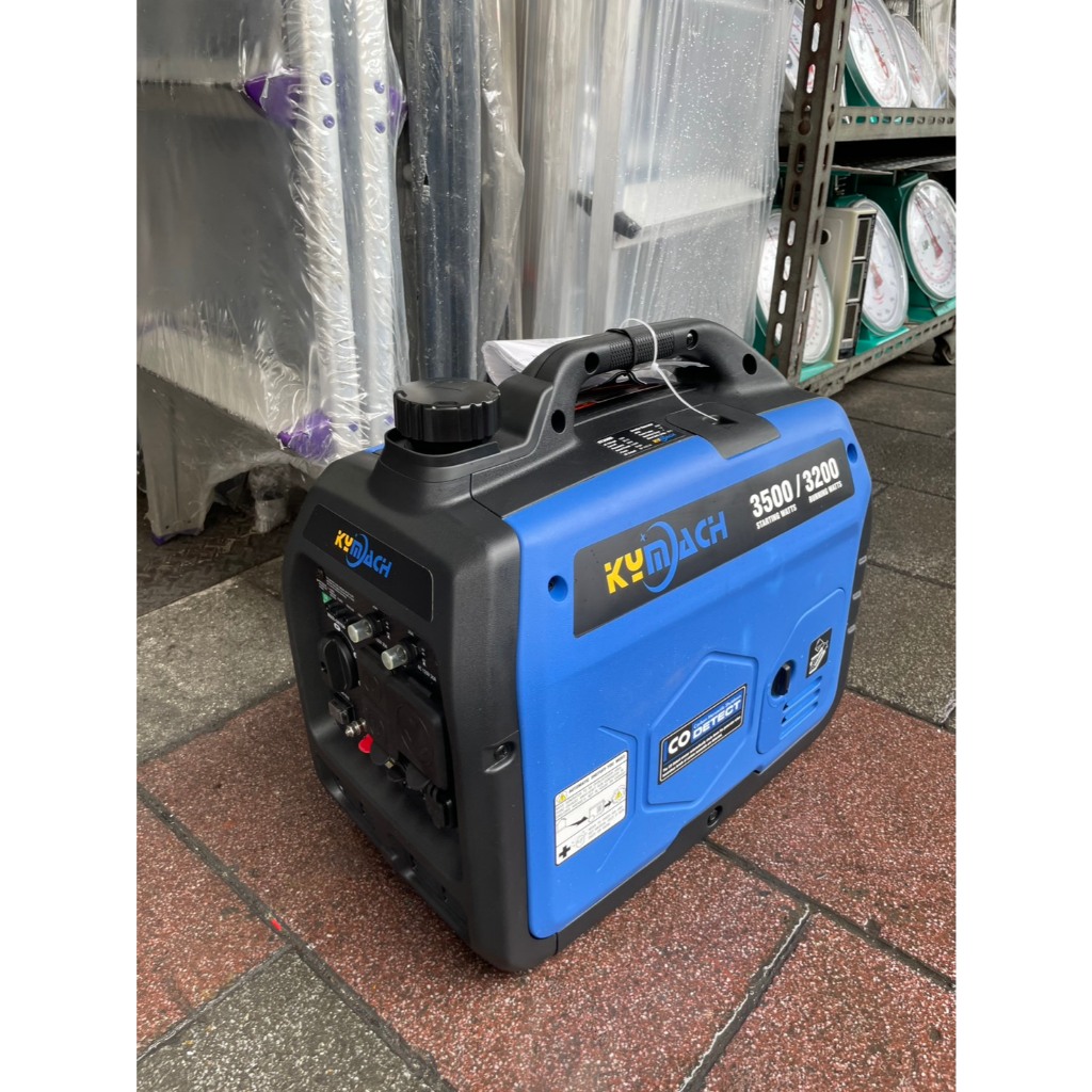 附發票台北工具KY3500I靜音變頻3200W發電機110電壓輸出 贈串聯線 商品圖片 3