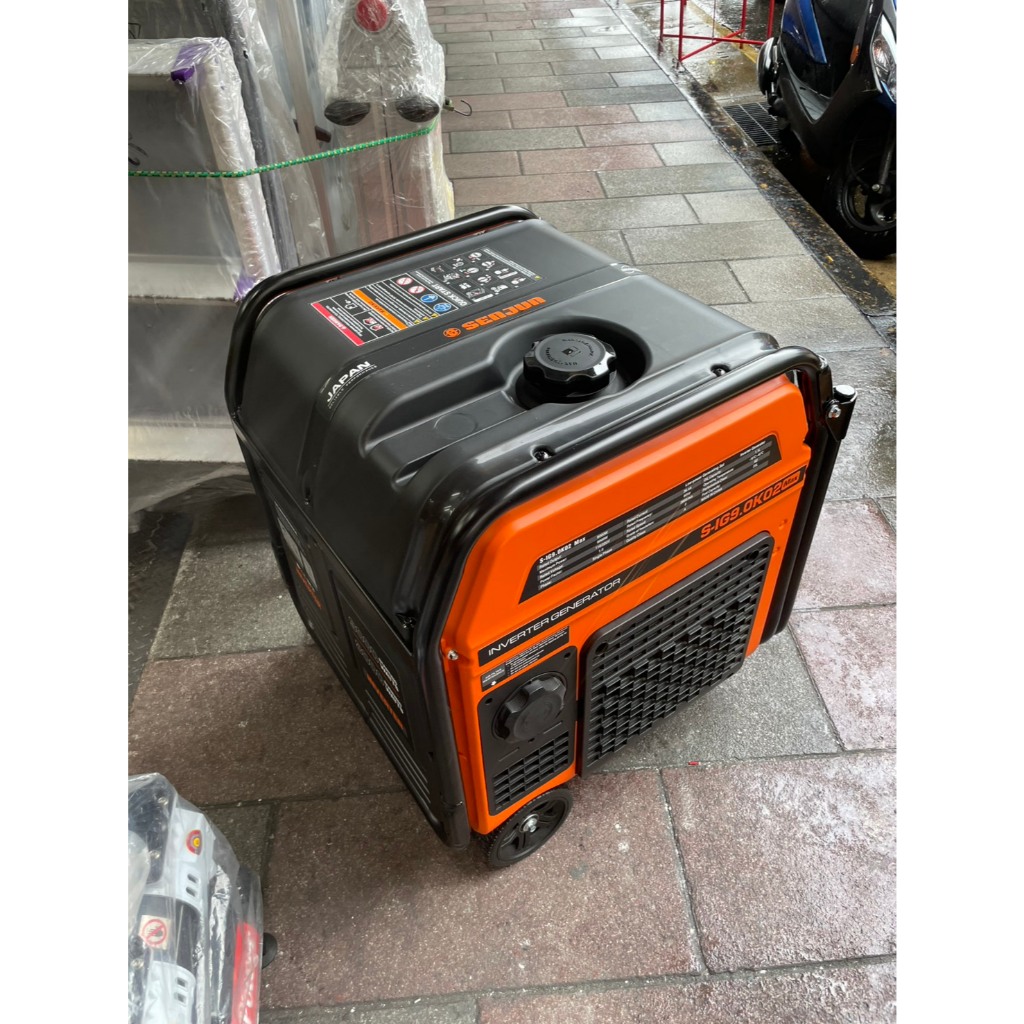 台北工具9000W靜音變頻發電機S-IG9.0K電啟動/手拉二用 110/220V四行程停電露營擺攤 商品圖片 2