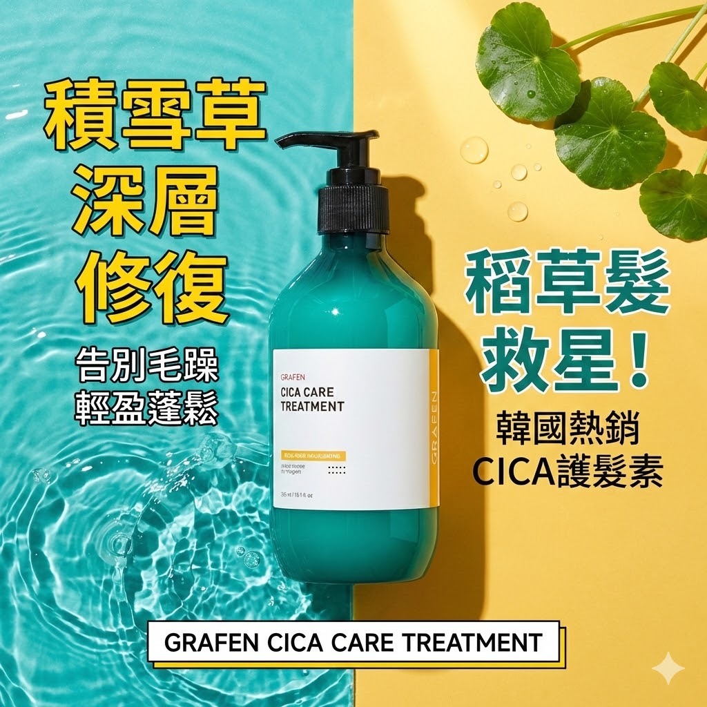 GRAFEN 積雪草深層修護護髮素 300ml