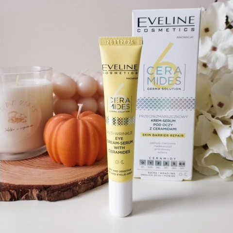 Eveline 波蘭原裝 神經醯胺眼霜 20ml 藍銅胜肽配方 乾敏肌適用 深層保濕修護 深層保濕 眼周修護 緊緻提亮