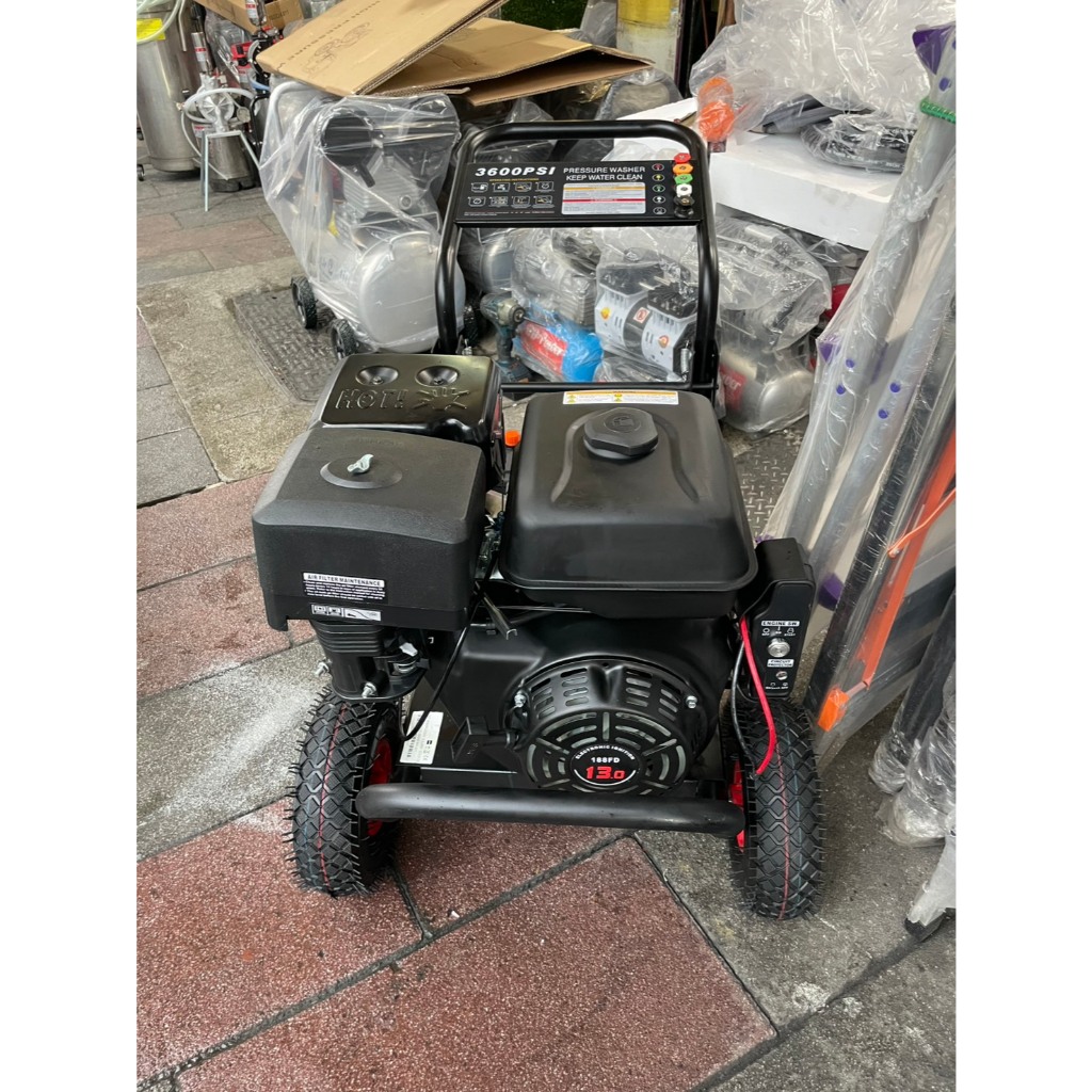 13HP引擎洗車機 配省油器外回水減速器 高壓清洗機 四行程引擎高壓沖洗機 可洗車洗地社區清潔 非本田HONDA 商品圖片 4