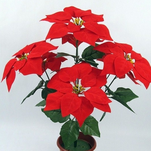 台灣現貨【仿真絹花】一品紅聖誕紅百合牡丹多款可選 仿真花材 拍照打卡 盆栽插花佈置材料