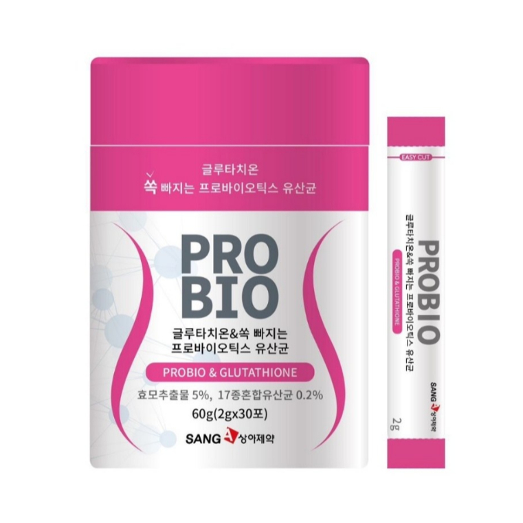 韓國 SANG-A 穀胱甘肽EX 粉紅益生菌 30包/罐