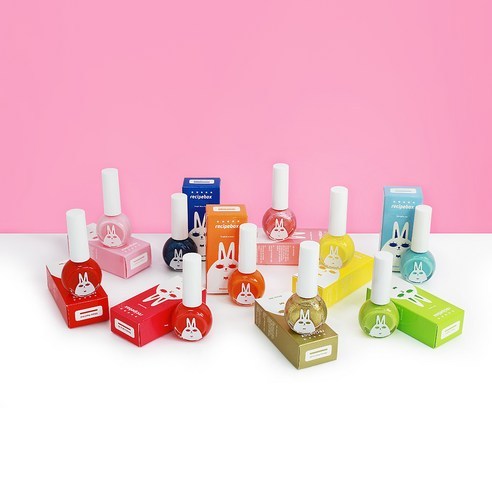 RECIPEBOX 韓兔 可剝式 水性兒童指甲油 10ml