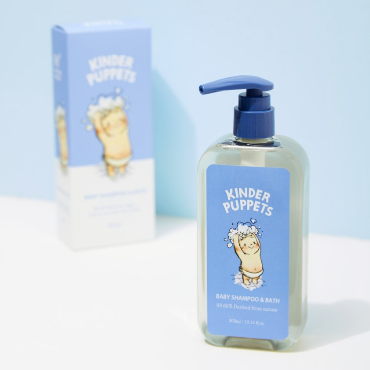 Kinder Puppets 嬰兒洗髮沐浴露 300ml