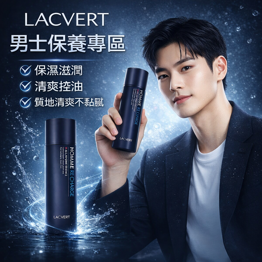 LACVERT Homme Recharge男士多效合一精華 150ml