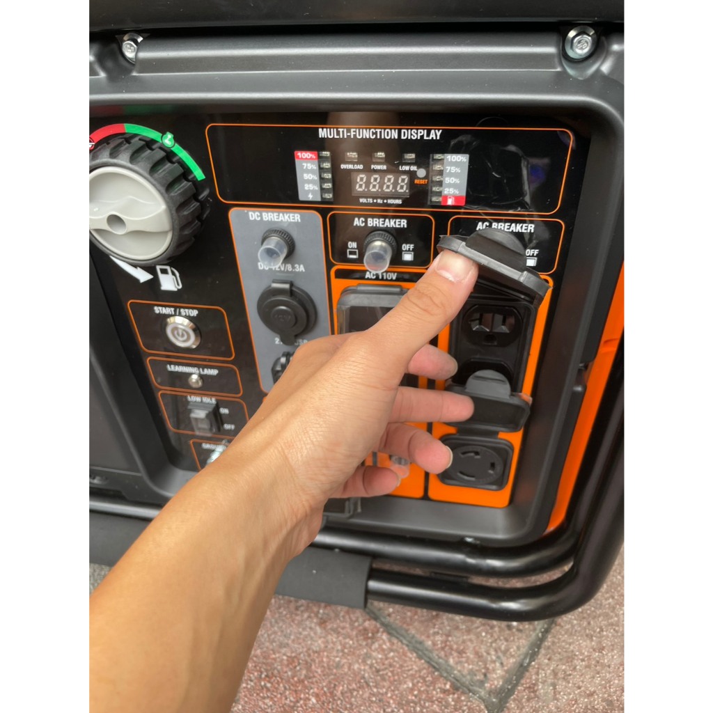 台北工具9000W靜音變頻發電機S-IG9.0K電啟動/手拉二用 110/220V四行程停電露營擺攤 商品圖片 7