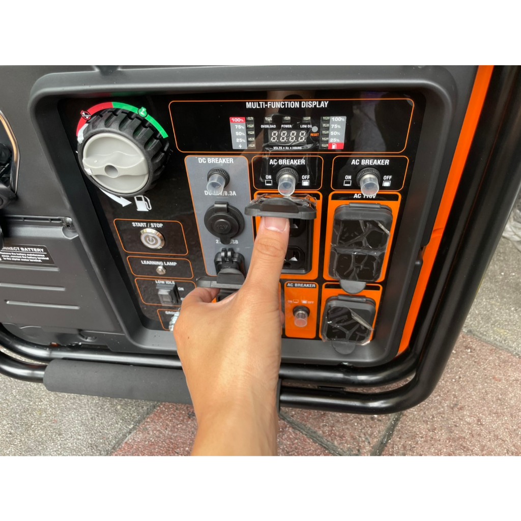 台北工具9000W靜音變頻發電機S-IG9.0K電啟動/手拉二用 110/220V四行程停電露營擺攤 商品圖片 6