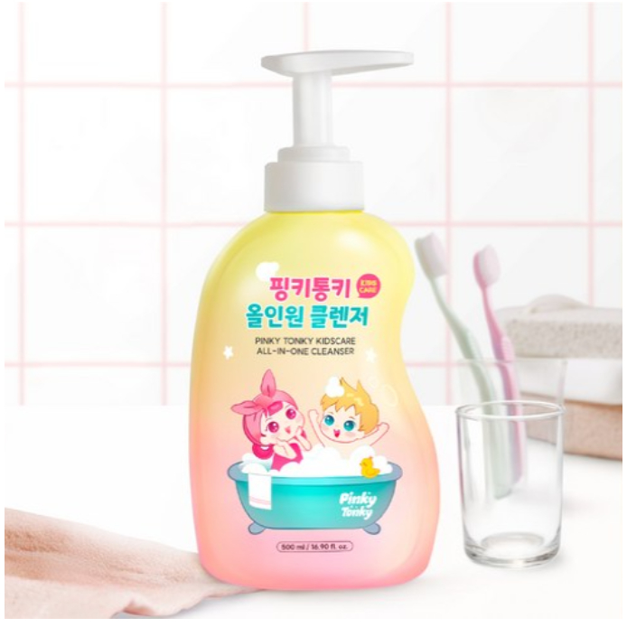 Pinky Tonky 兒童護理多合一沐浴露 500ml