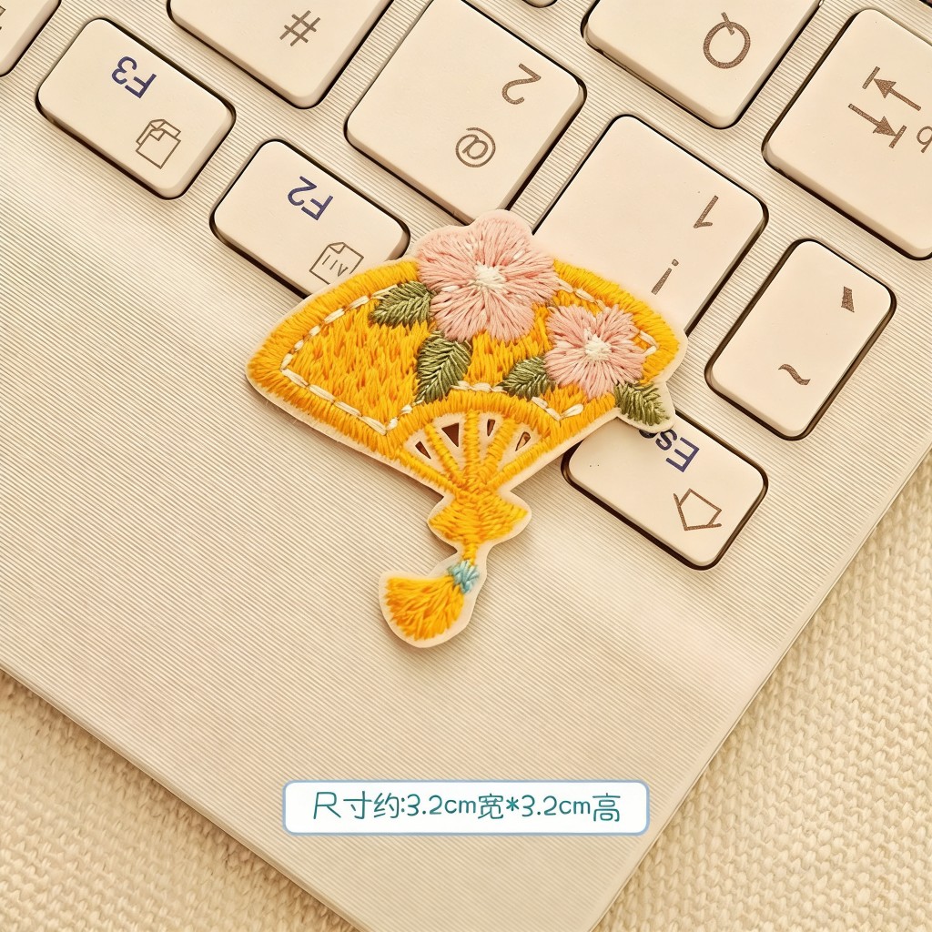 刺繡_扇子(1組2入),🦊~賣場商品眾多，歡迎參觀選購~🦊