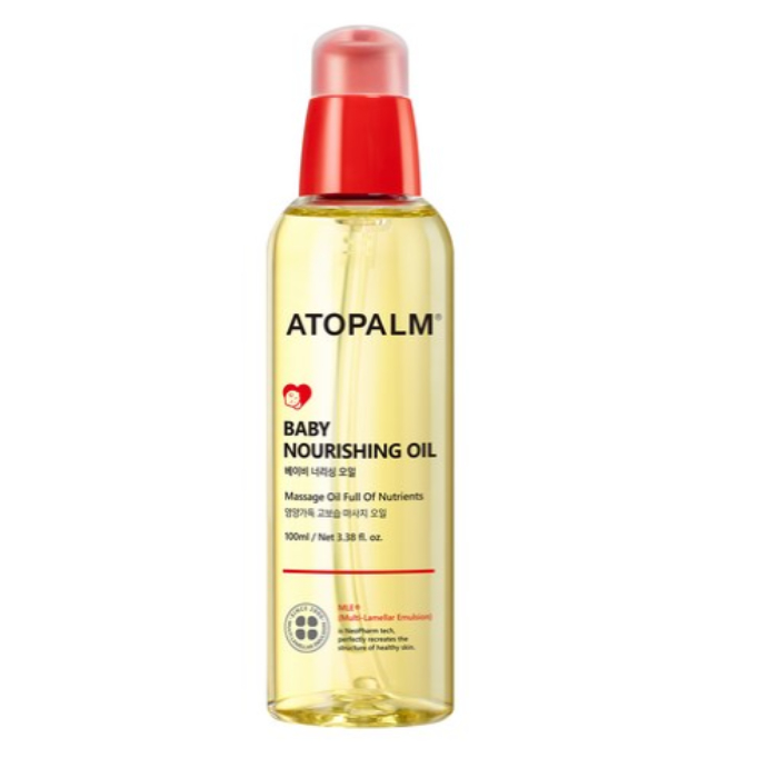 ATOPALM 愛多康 嬰幼兒保濕潤膚油 100ml 寶寶按摩油 天然植物油滋潤 洗後滋潤 日常肌膚保養