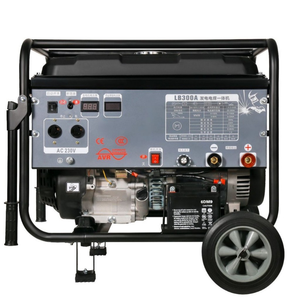 台北工具引擎式電焊發電機300A 8000W 110/220V雙電壓可焊高張力/鋁/鹼性焊條 4.0mm連續焊接 商品圖片 4