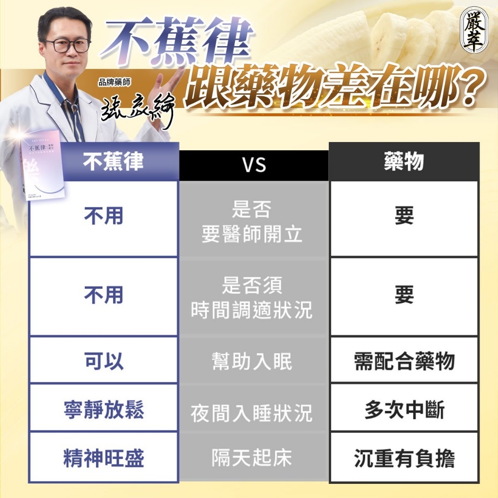 嚴萃 不蕉律 30粒/盒