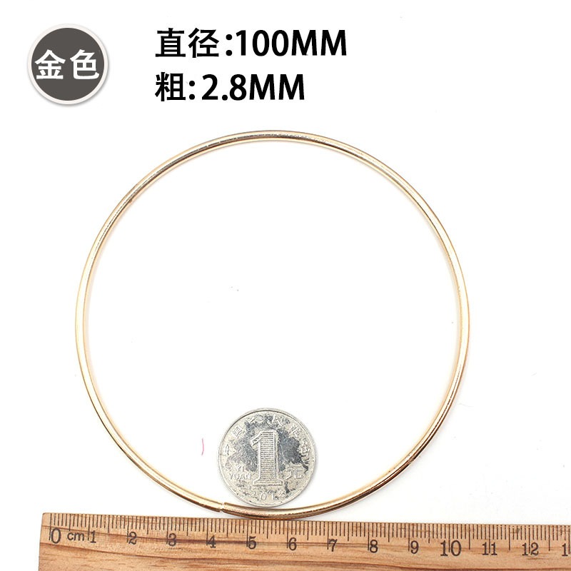 電鍍KC金色10cm(1組2個)