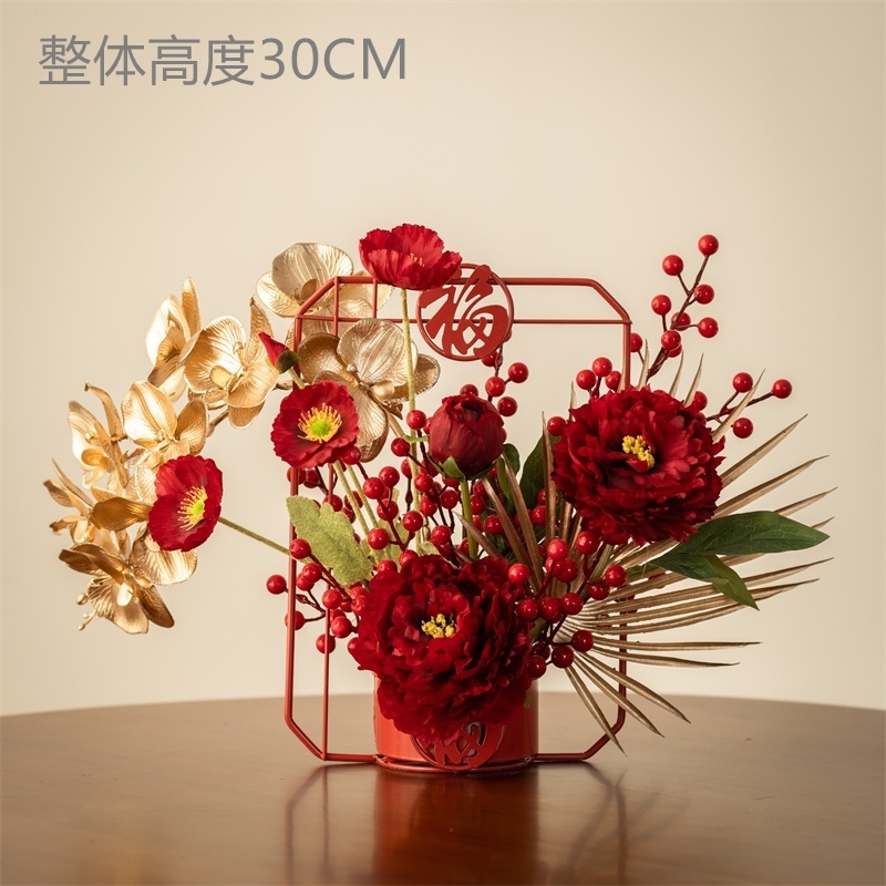 紅色花籃❰富貴平安❱,🦊~賣場商品眾多，歡迎參觀選購~🦊