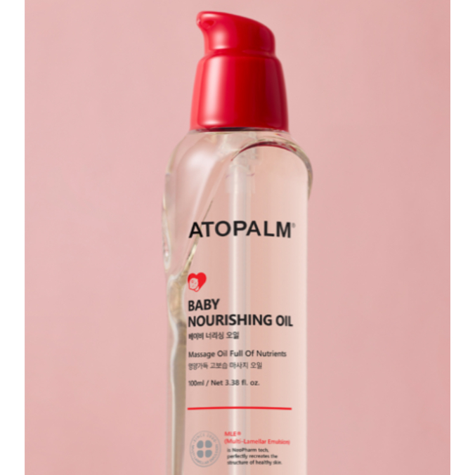 ATOPALM 愛多康 嬰幼兒保濕潤膚油 100ml 寶寶按摩油 天然植物油滋潤 洗後滋潤 日常肌膚保養
