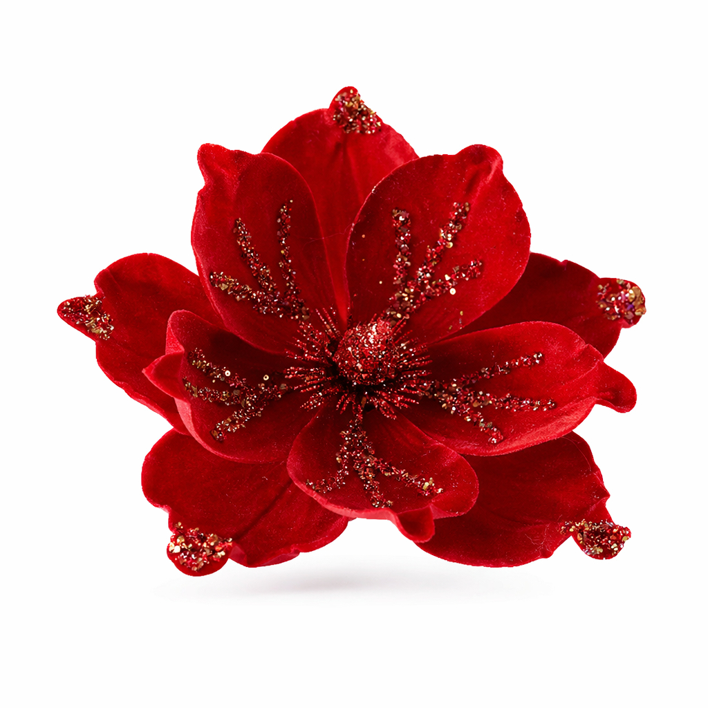 台灣現貨【玉蘭花仿真花朵】24cm大型絨布亮粉花頭 單朵 插花花藝素材 佈置道具 花藝材料