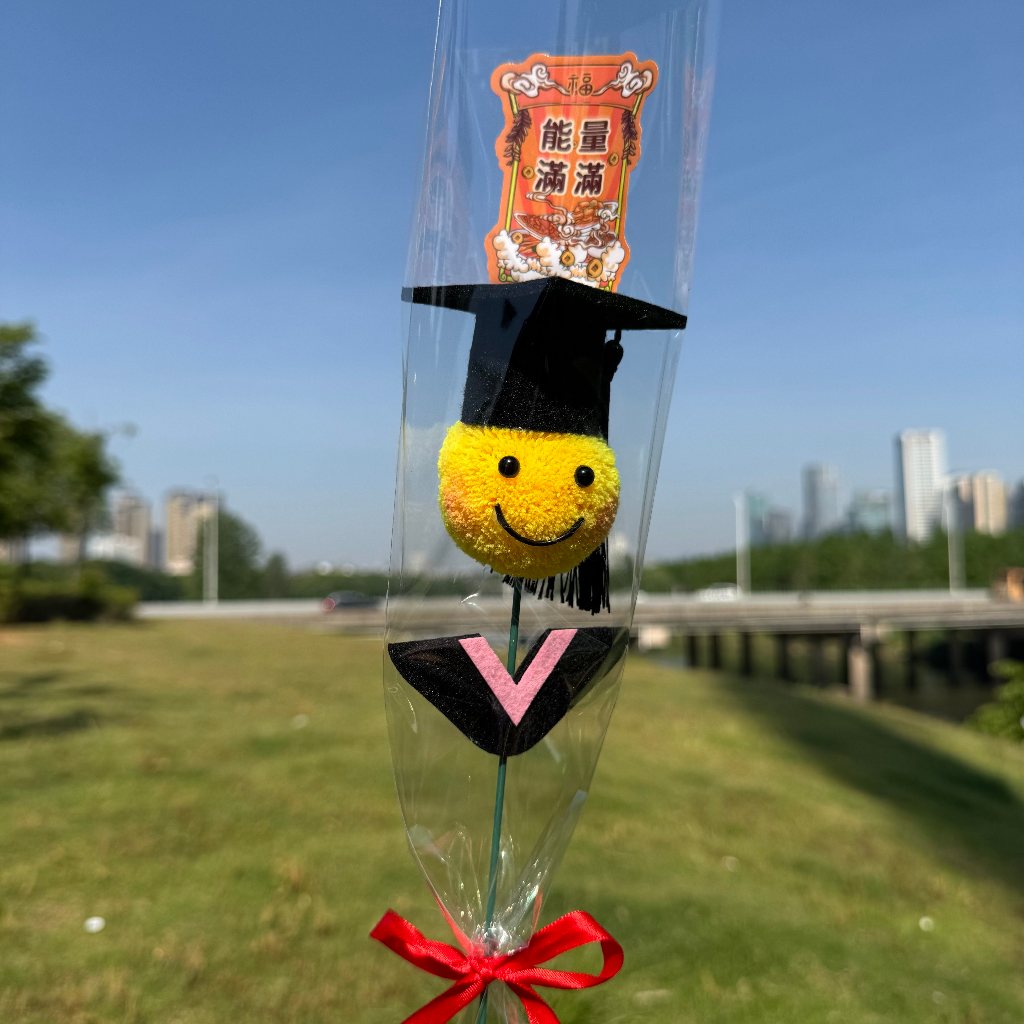 畢業花套花束（能量滿滿｜顏色隨機）,１支