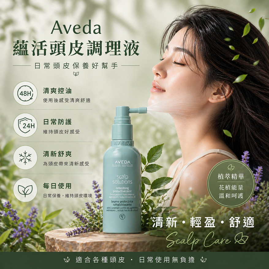 肯夢 Aveda 蘊活頭皮調理液 100ml