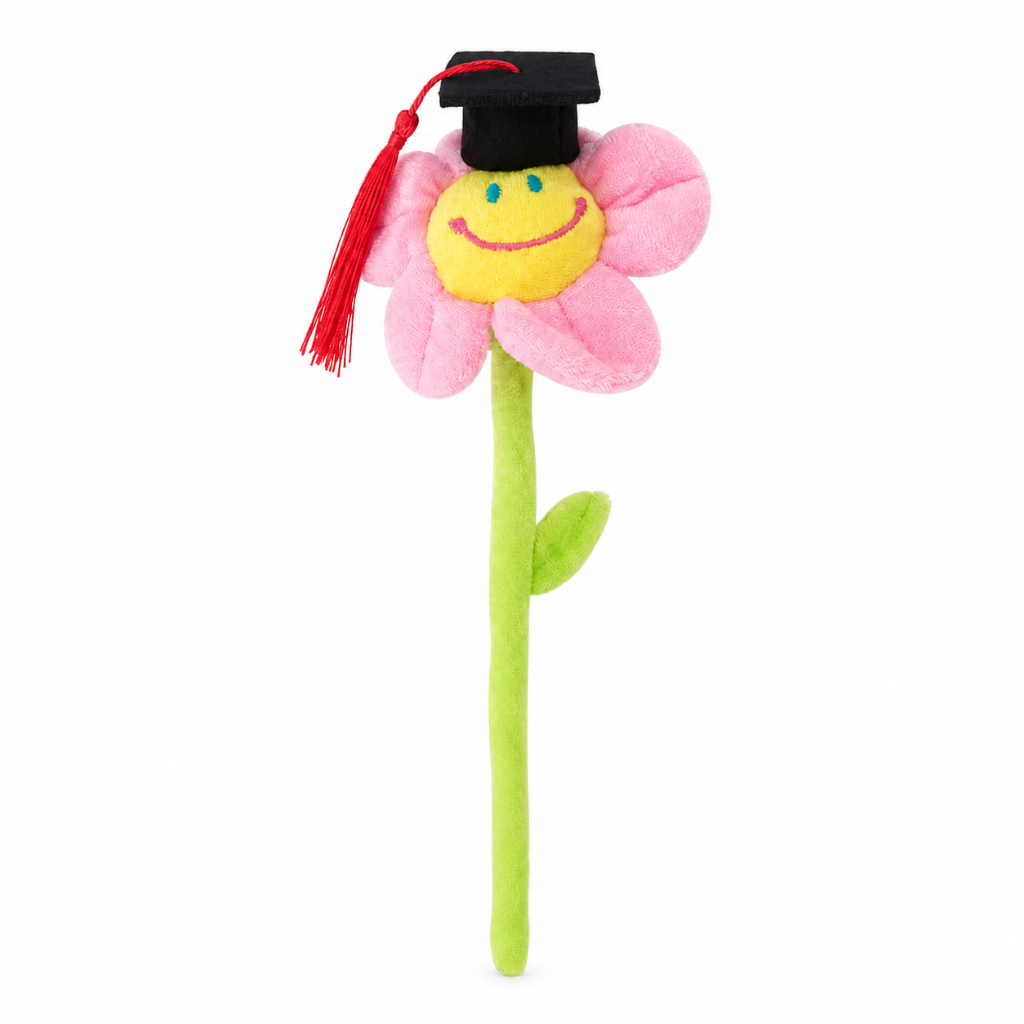 台灣現貨【畢業帽太陽花】30cm單支粉色紫色紅色藍色祝福花禮 畢業季生日送禮 拍照打卡 桌面擺飾 台灣現貨