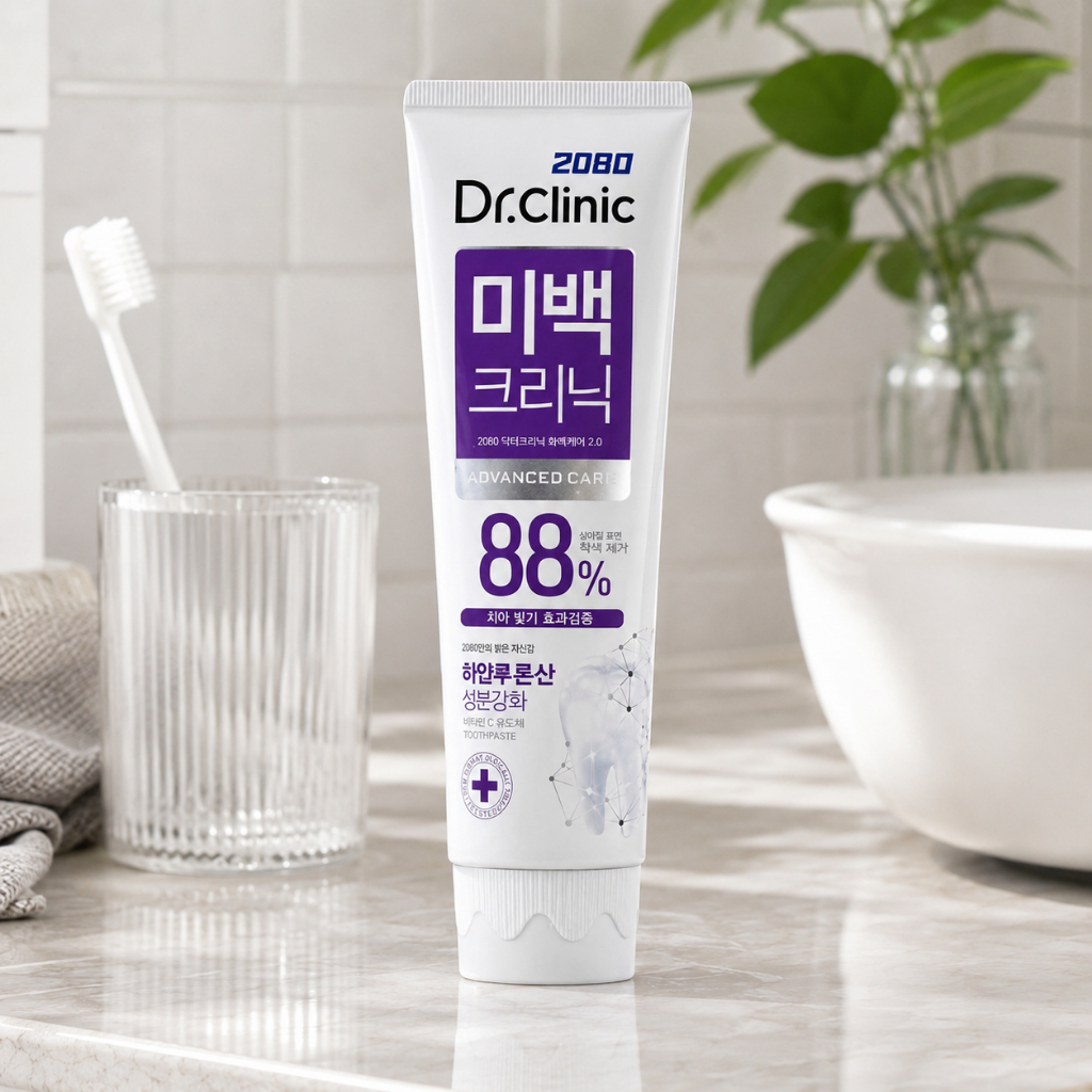韓國 2080 Dr.Clinic 亮白診所牙膏 120g