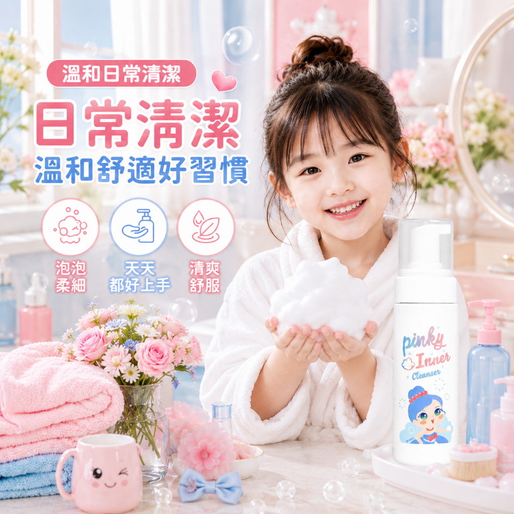韓國 PINKY 兒童專用清潔慕斯