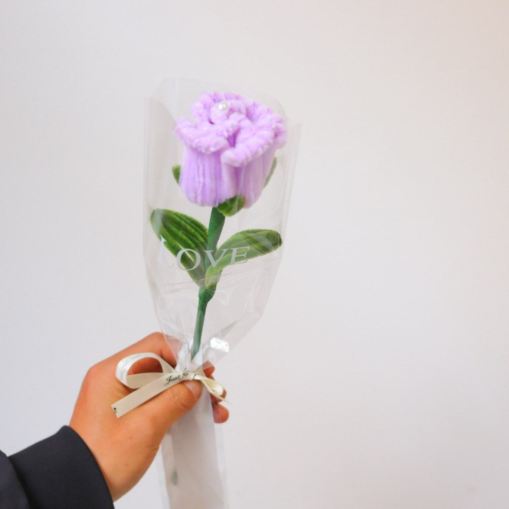 扭扭花玫瑰1支(紫色)