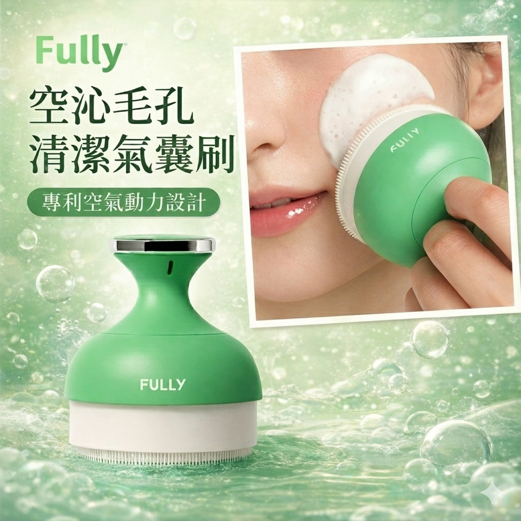 Fully 綠番茄 毛孔清潔刷