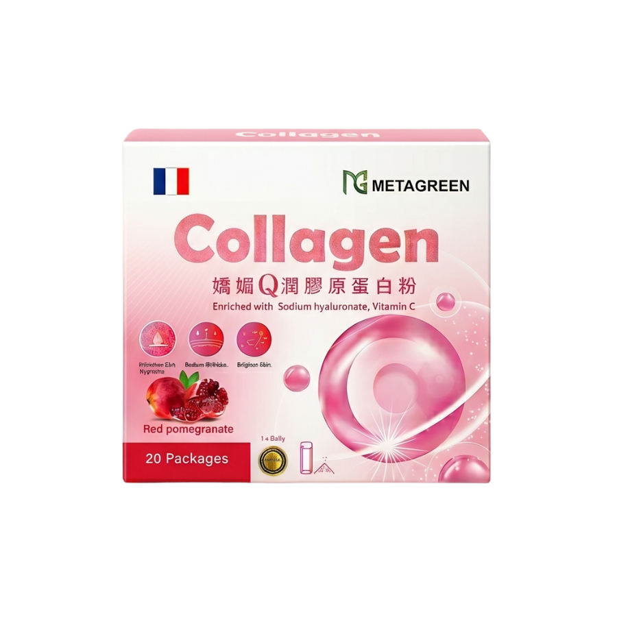 METAGREEN 嬌媚Q潤膠原蛋白粉 20包