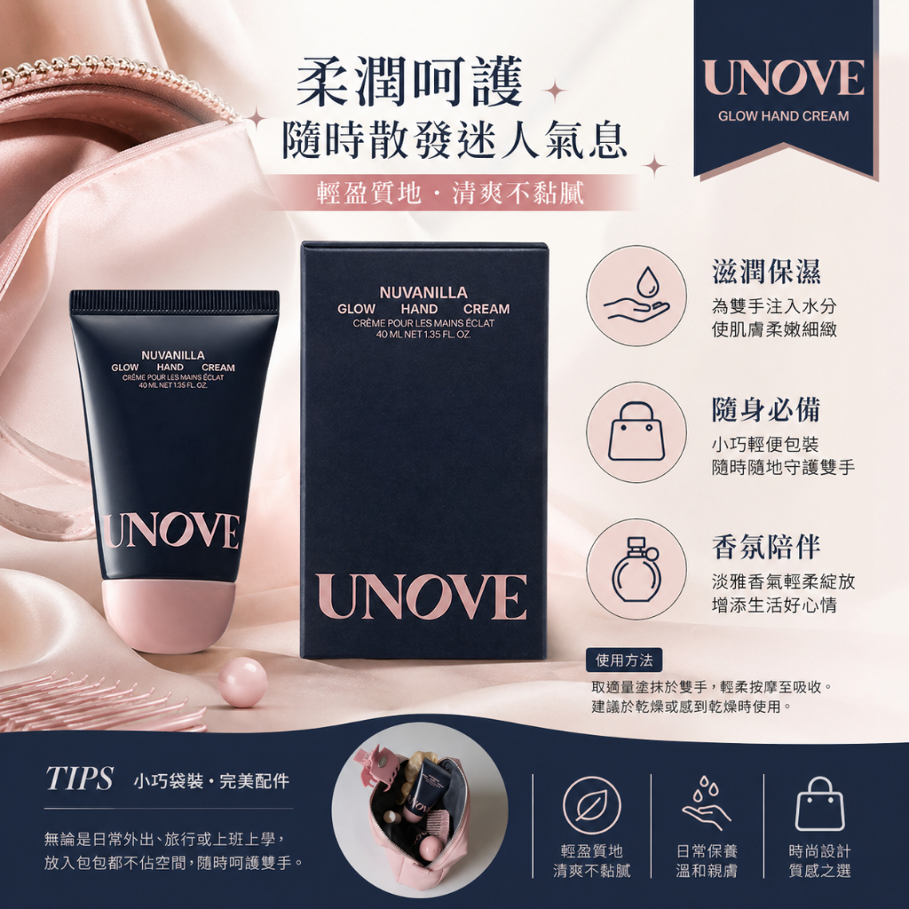 UNOVE 光澤護手霜 40ml