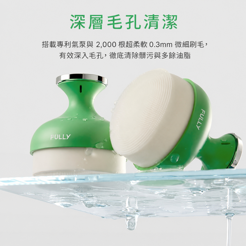 Fully 綠番茄 毛孔清潔刷
