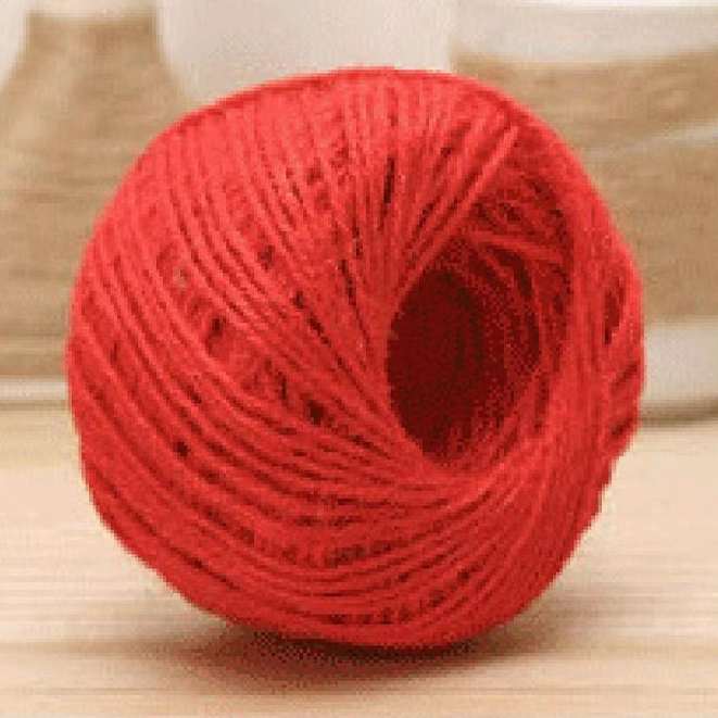 2mm紅色麻繩(25m)