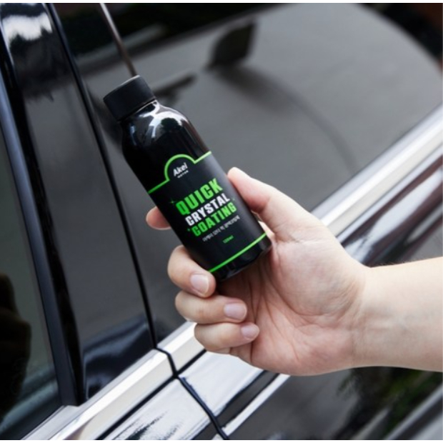 AKEI 汽車快速亮光鍍膜劑 130ml 附專用海綿 韓國製 車體鍍膜防潑水汽車美容 車體亮光自助洗車 車用保養擦拭上光