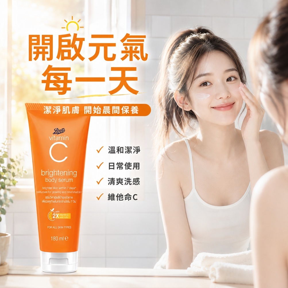 泰國 Boots 藥妝店人氣洗面乳(亮白潔顏乳 /亮白泡泡洗面乳)100ml