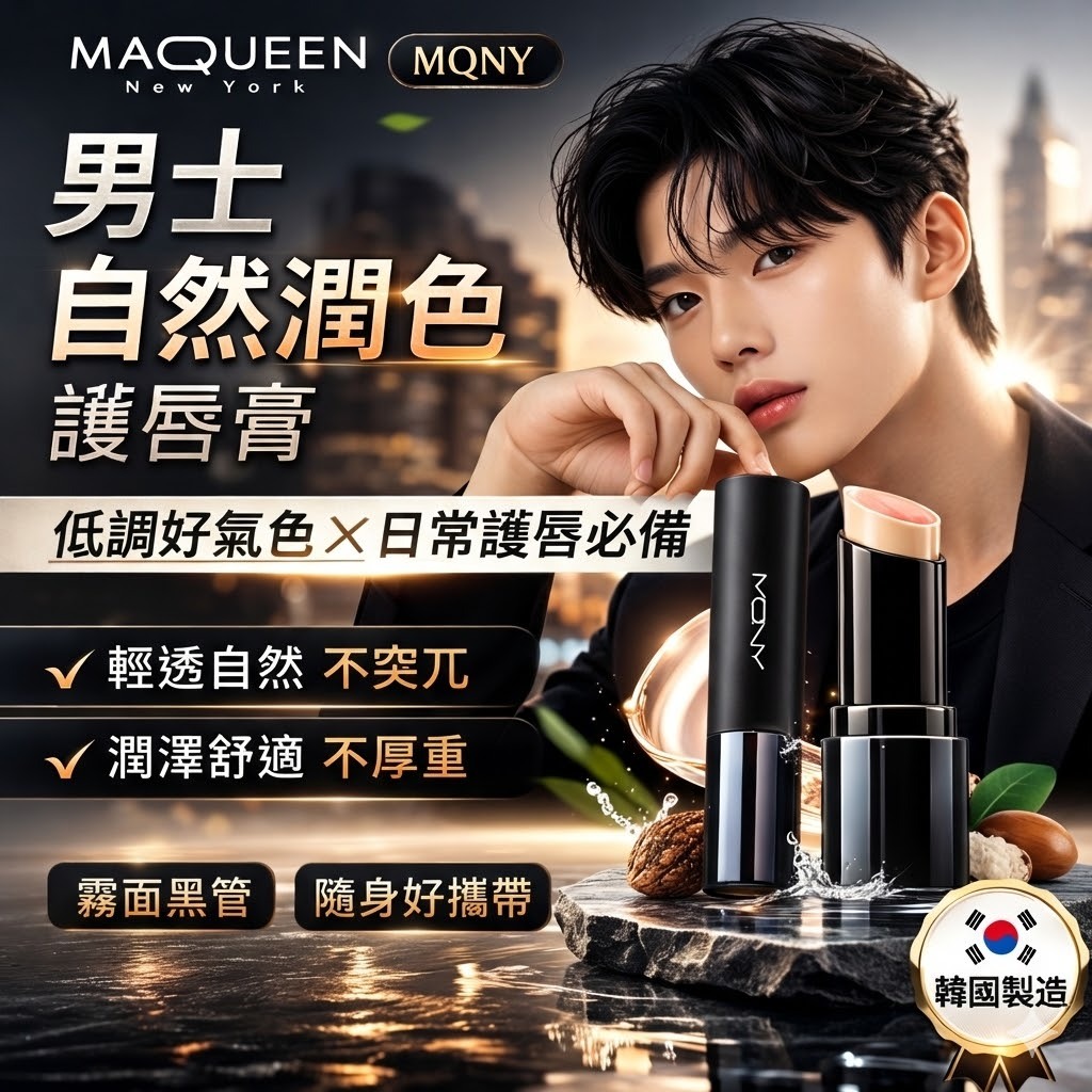 MACQUEEN Better Than 男士自然潤色唇膏