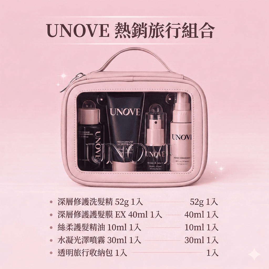 UNOVE 四步護髮旅行組