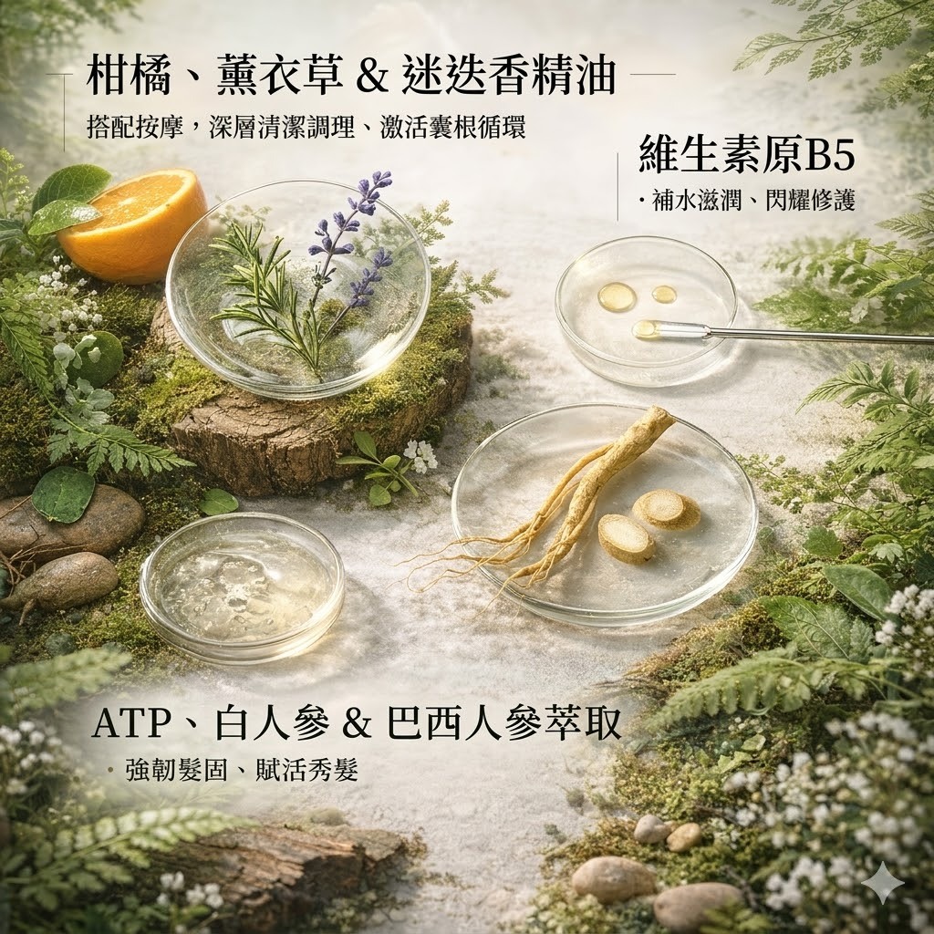 RENE FURTERER 萊法耶 三項森髮激活髮浴 500ml