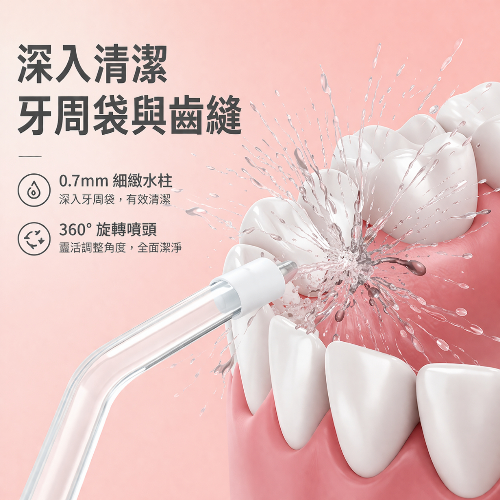 寶可齡 WASH330系列專用 牙周齒間噴頭