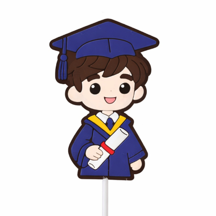 7cm學士服小少年（軟膠款）