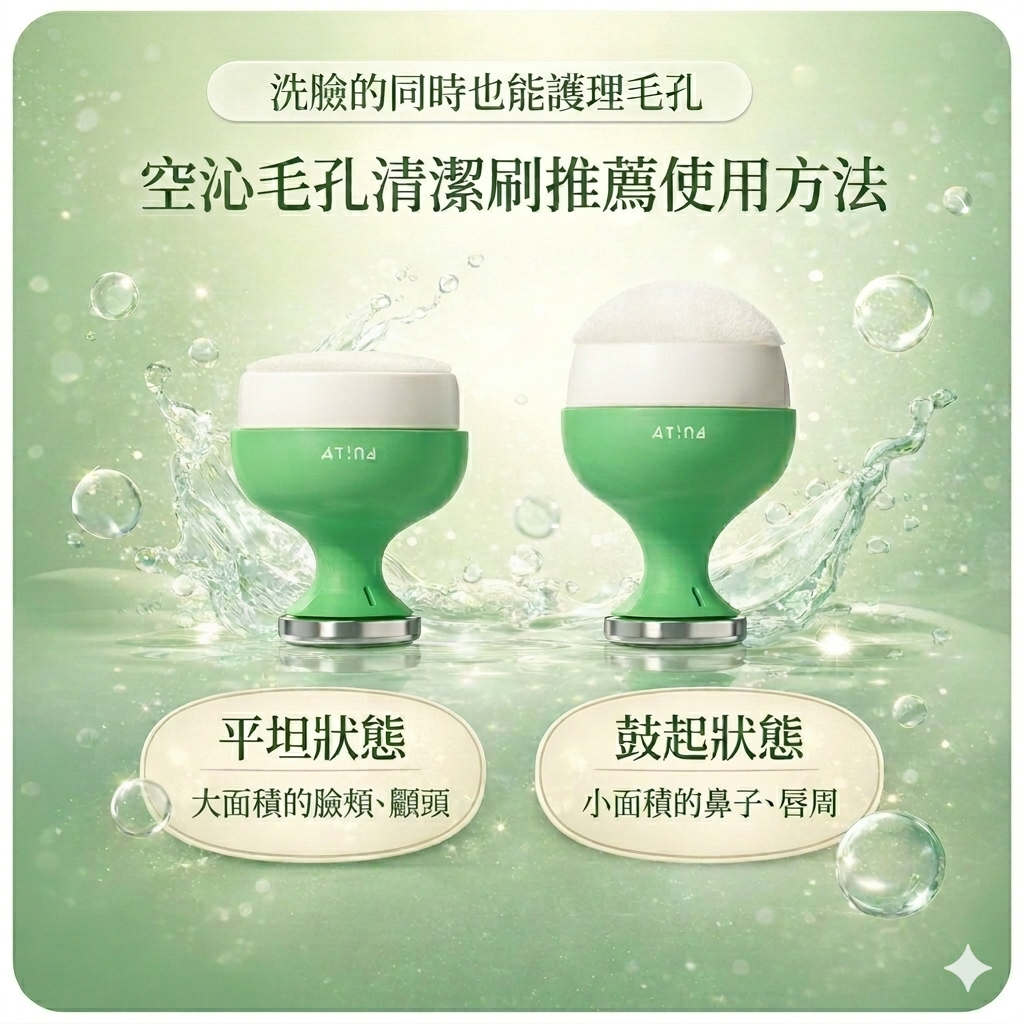 Fully 綠番茄 毛孔清潔刷