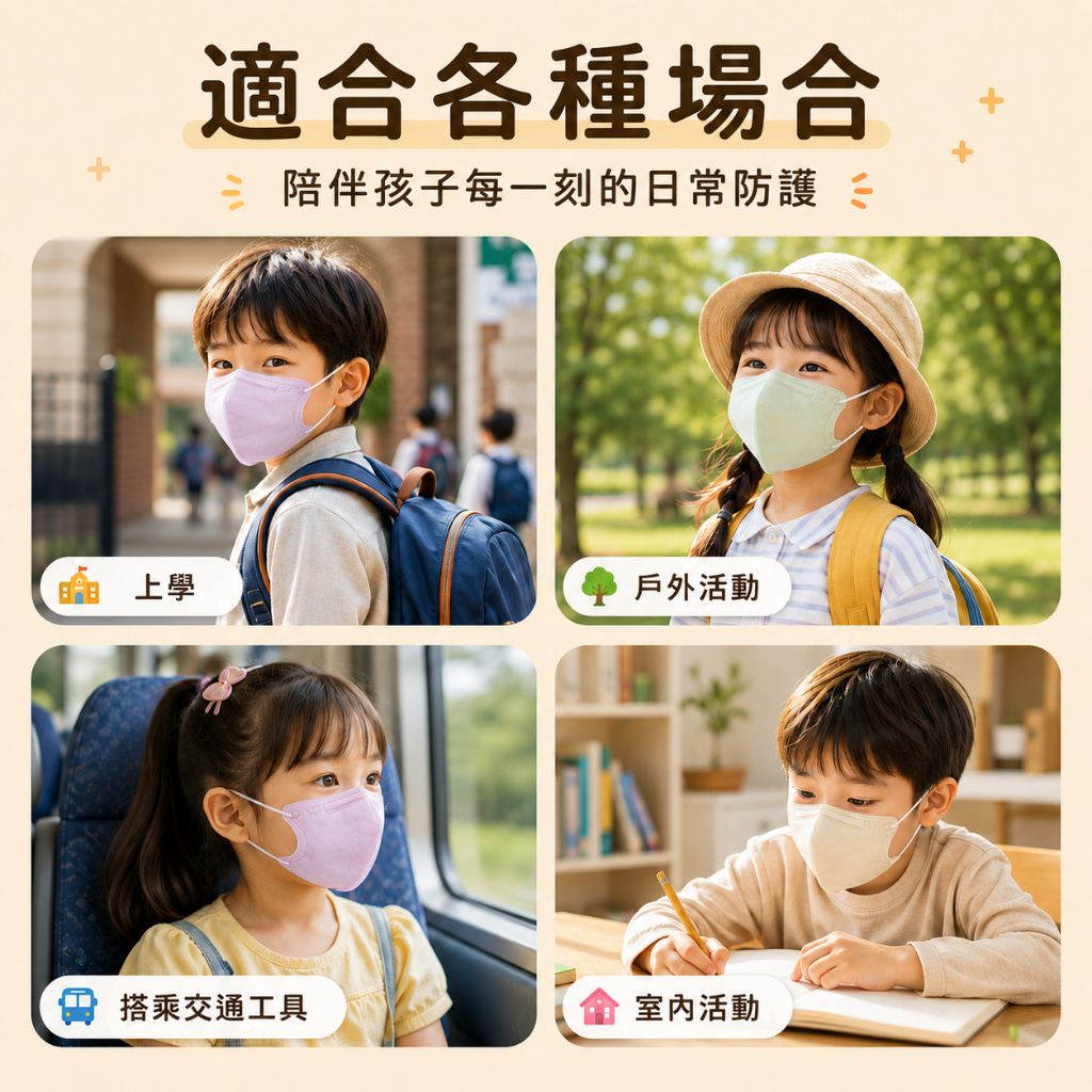 Ataraxis興安｜兒童立體醫用口罩(素色款) 幼童/兒童