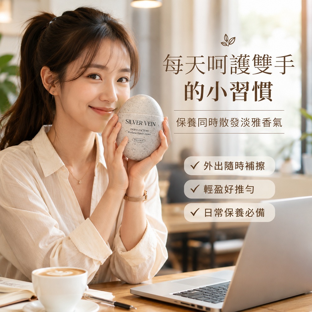 韓國 DermaFactory 銀色貝恩 香氛護手霜 50g